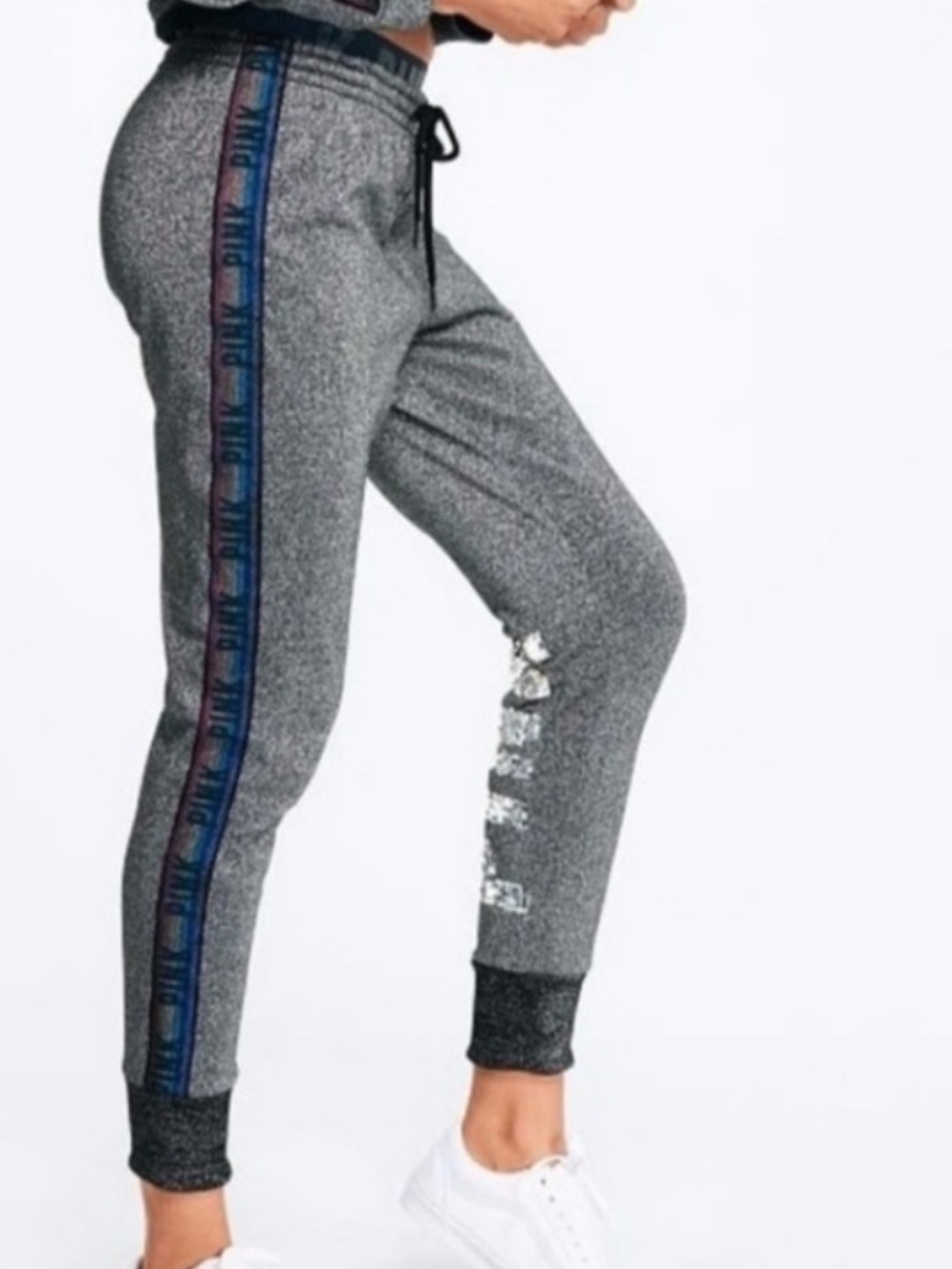 PINK Victoria's Secret Glitter Jogger M
